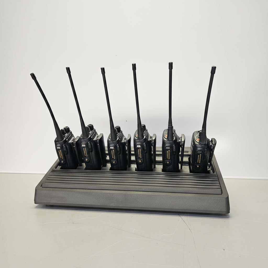 Motorola HT1250 LS+ UHF 403-470 MHz 16 Channel 4 Watt 6 Pack