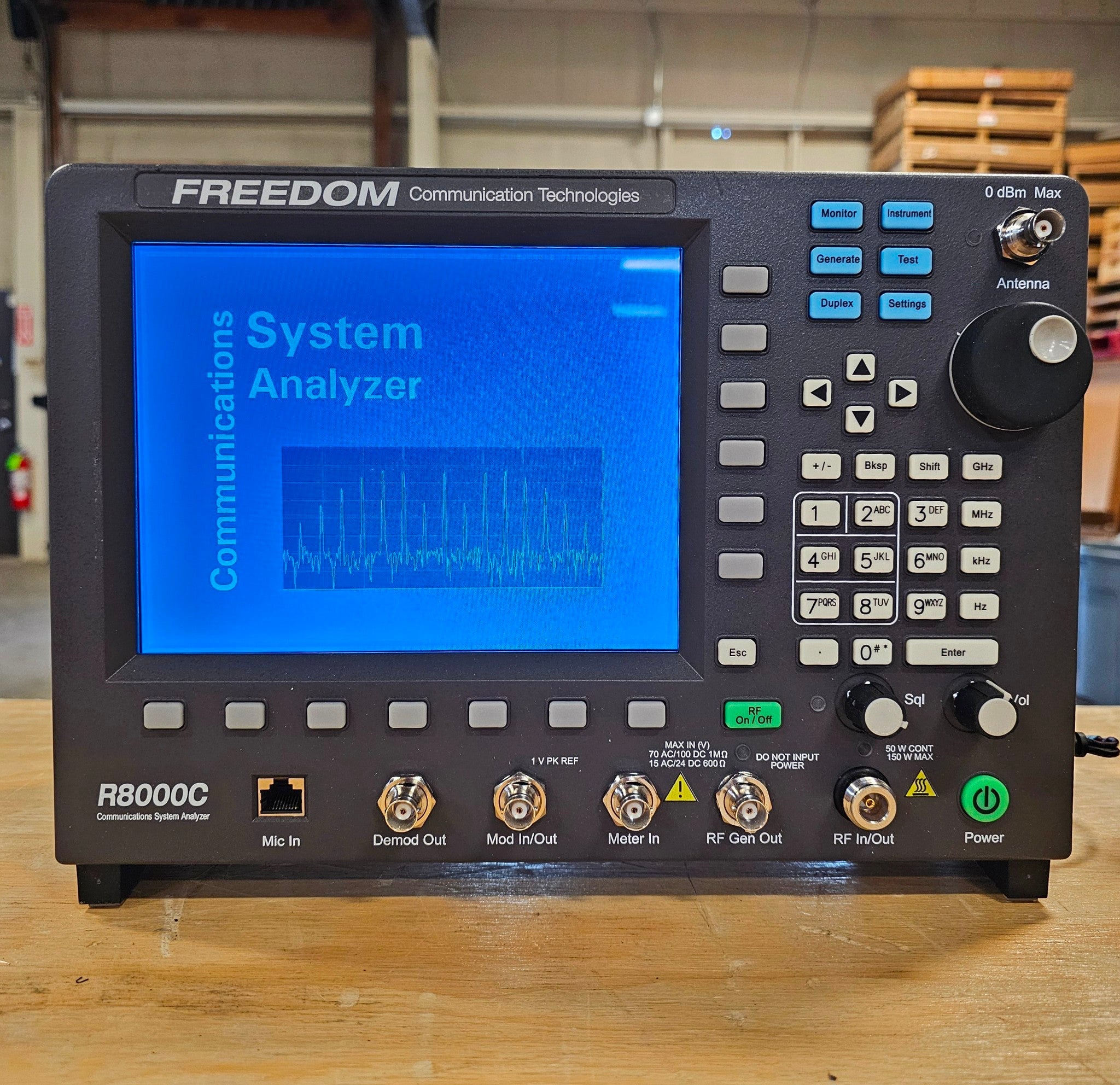 General Dynamics Freedom R8000C Communications Service Monitor Analyzer