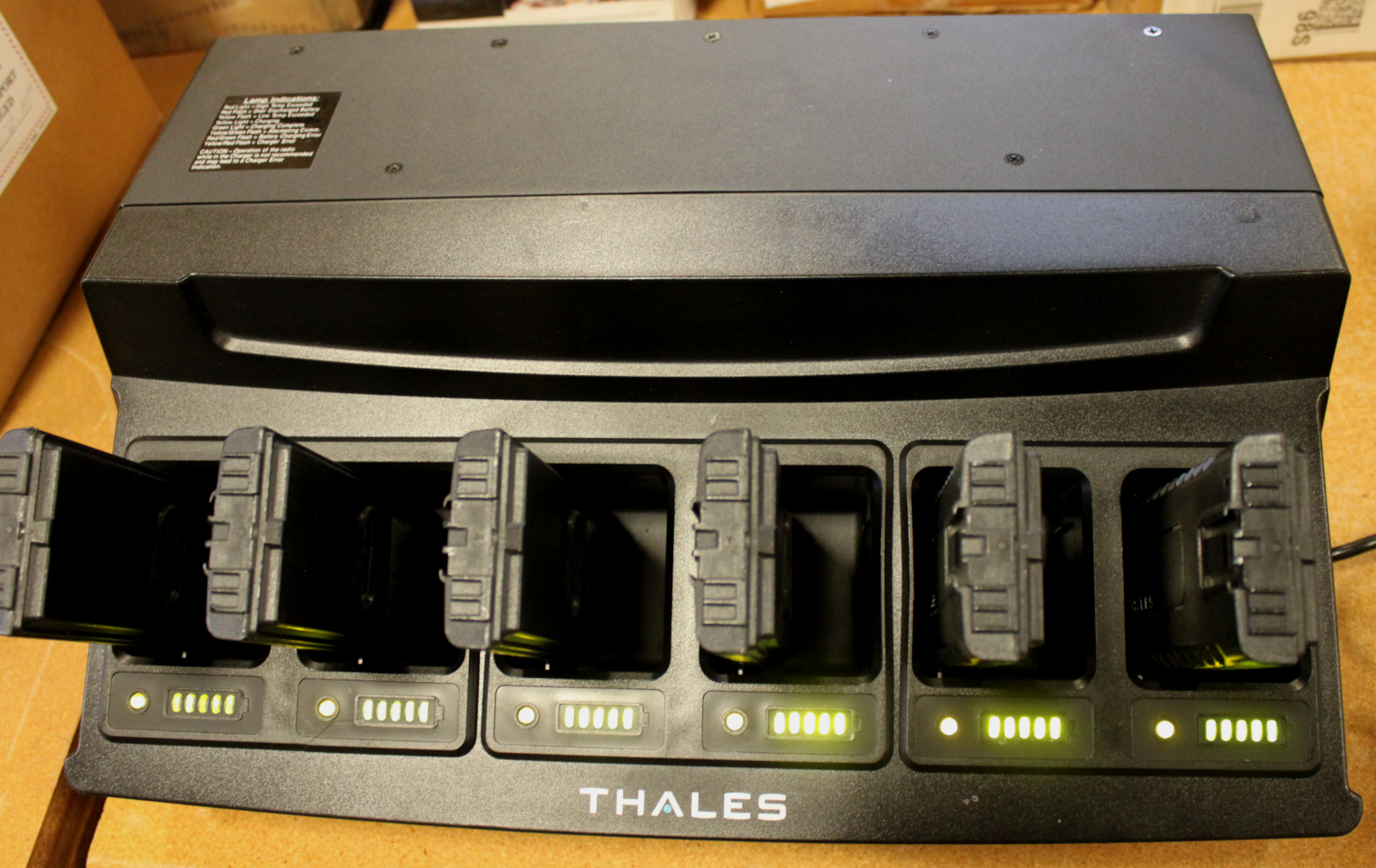 Thales Liberty 6-Way Radio Bank Charger 1600683-1