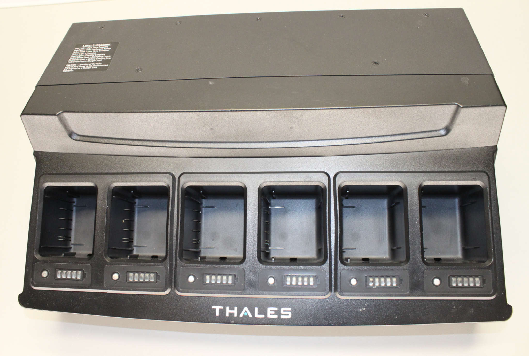 Thales Liberty 6-Way Radio Bank Charger 1600683-1