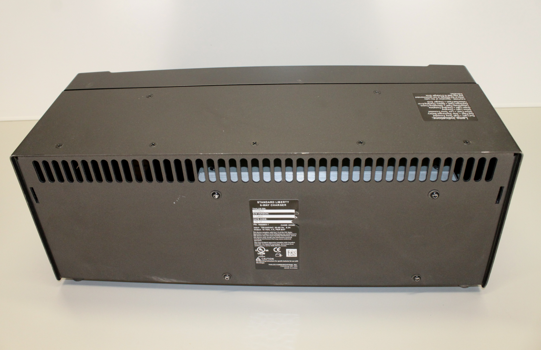Thales Liberty 6-Way Radio Bank Charger 1600683-1